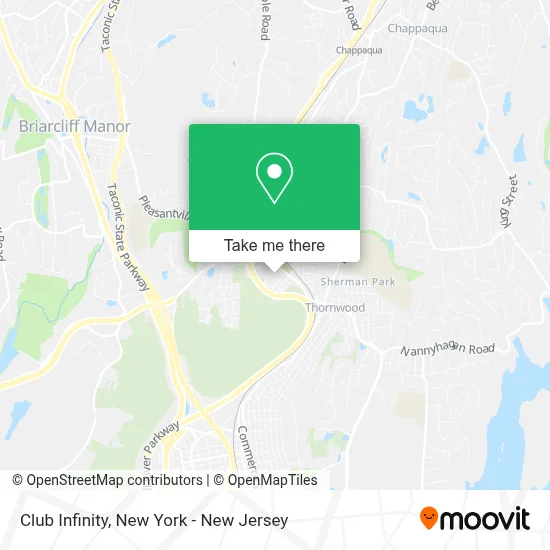 Club Infinity map