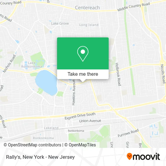 Rally's map