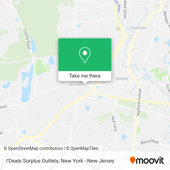 I'Deals Surplus Outlets map