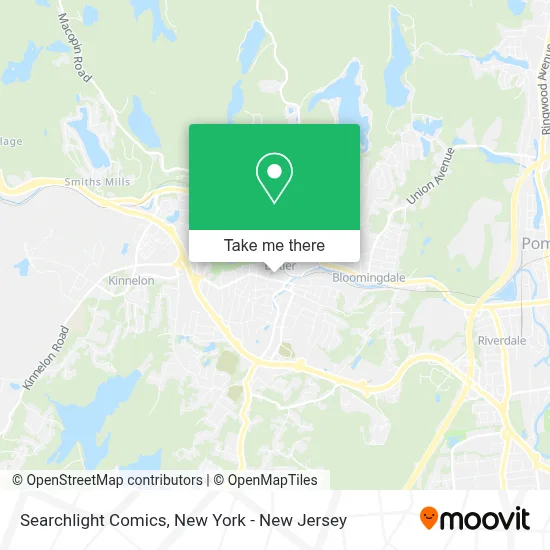 Searchlight Comics map
