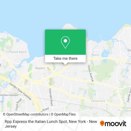 Rpp Express the Italian Lunch Spot map