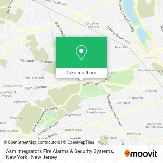 Asm Integrators Fire Alarms & Security Systems map