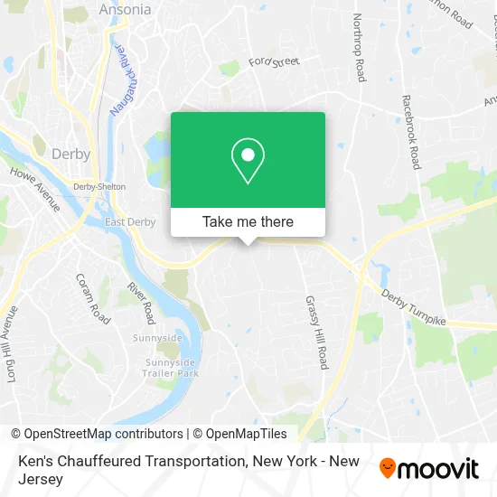 Ken's Chauffeured Transportation map