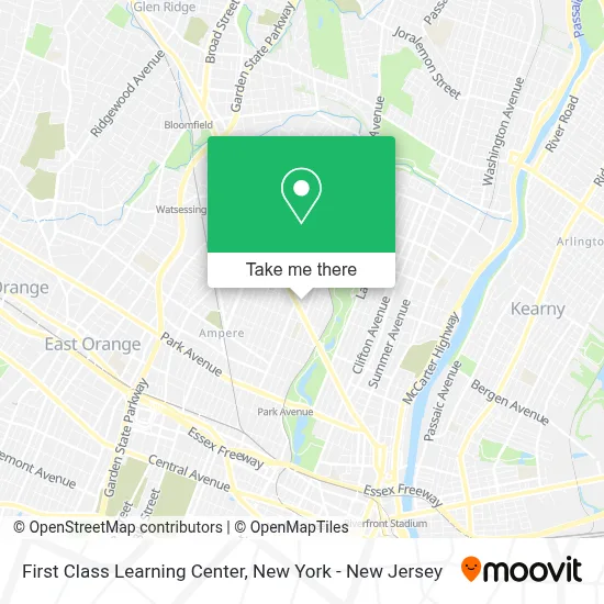 First Class Learning Center map
