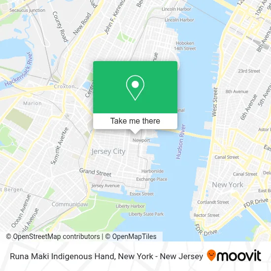Runa Maki Indigenous Hand map