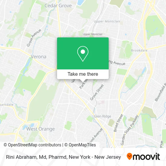 Rini Abraham, Md, Pharmd map