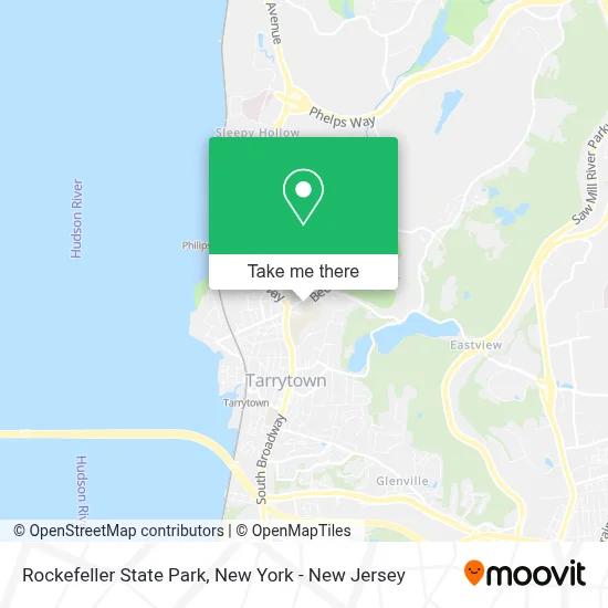 Rockefeller State Park map