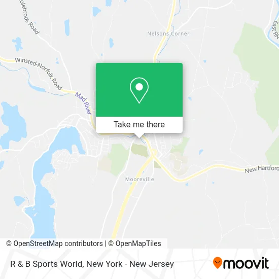 R & B Sports World map