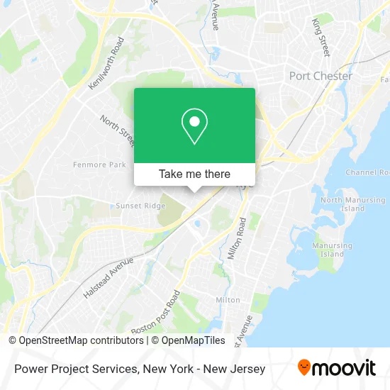 Power Project Services map