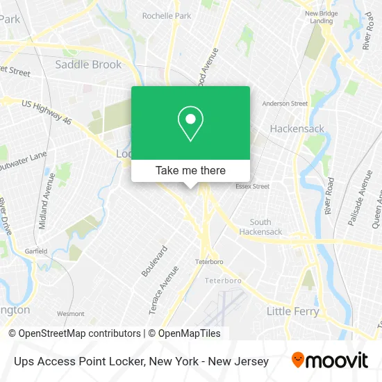 Ups Access Point Locker map