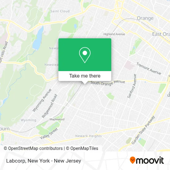 Labcorp map