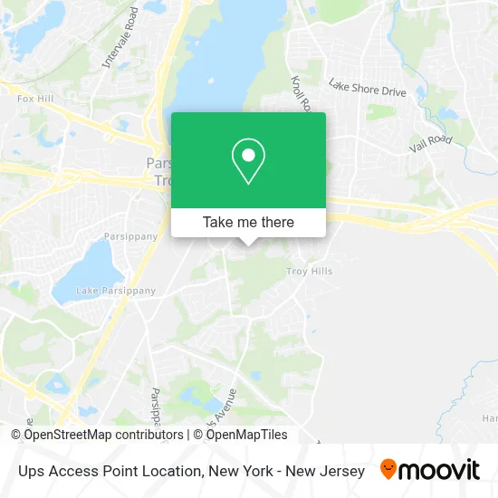 Ups Access Point Location map