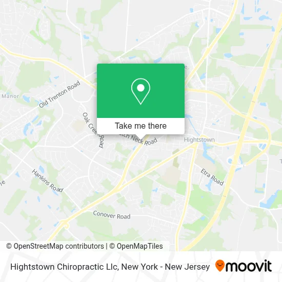 Hightstown Chiropractic Llc map