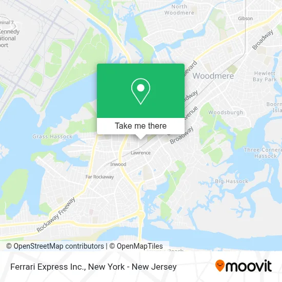 Ferrari Express Inc. map