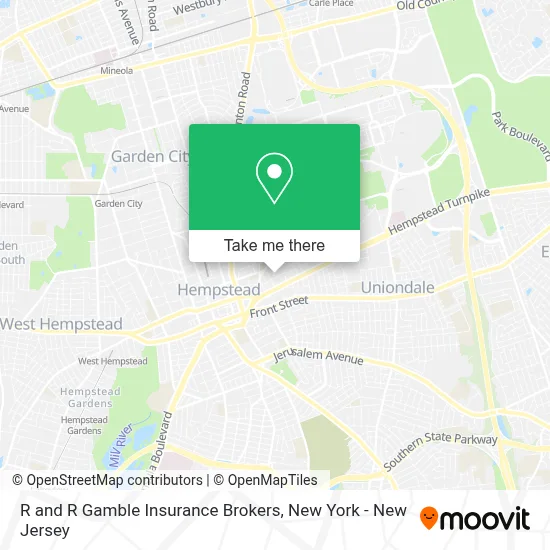 R and R Gamble Insurance Brokers map