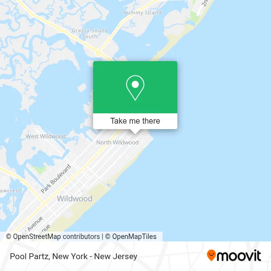 Pool Partz map