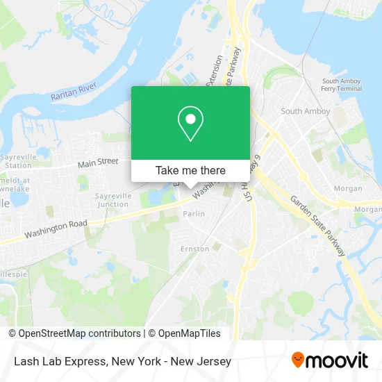Lash Lab Express map