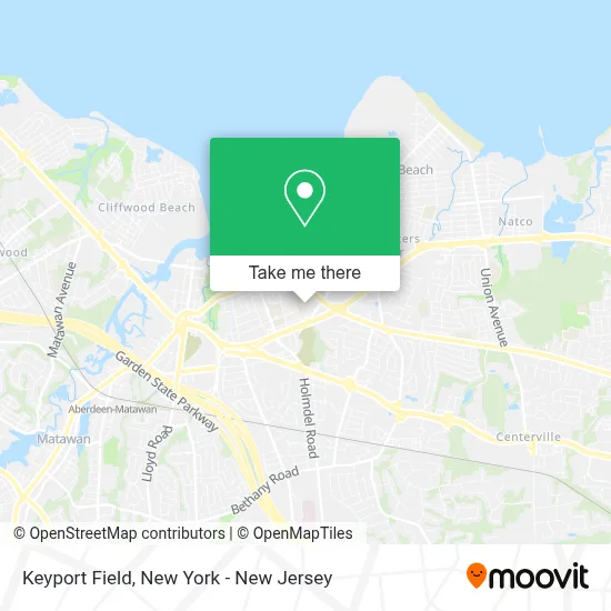 Keyport Field map