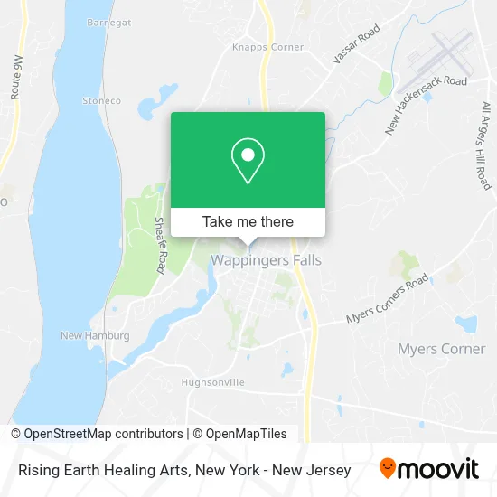 Rising Earth Healing Arts map