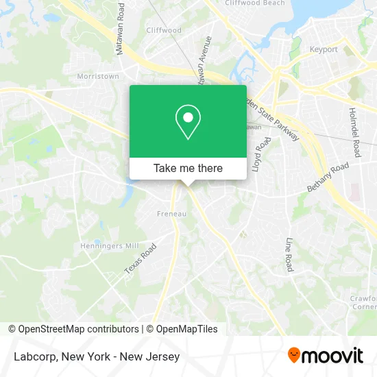 Labcorp map