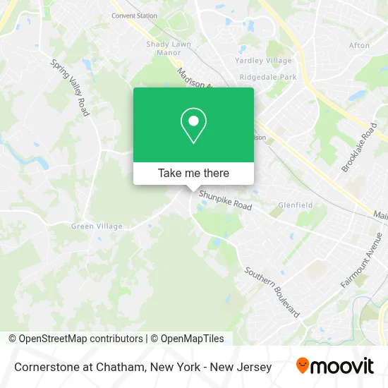 Cornerstone at Chatham map