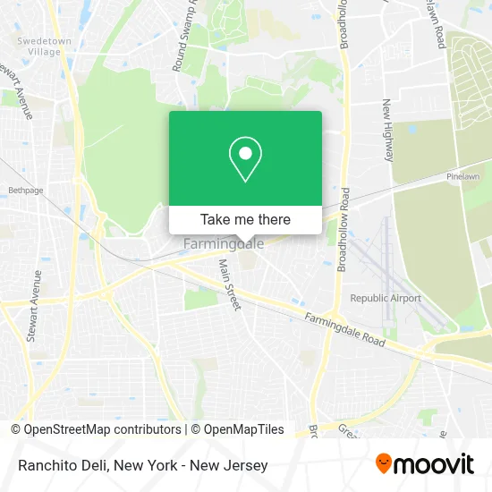 Ranchito Deli map