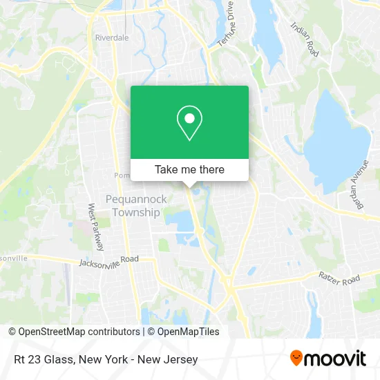 Rt 23 Glass map