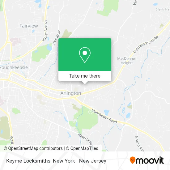 Keyme Locksmiths map