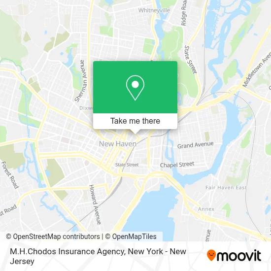 M.H.Chodos Insurance Agency map
