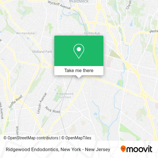 Ridgewood Endodontics map