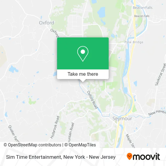 Sim Time Entertainment map