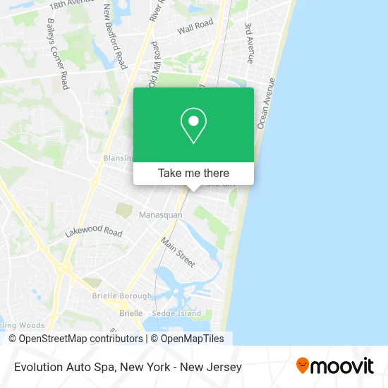 Evolution Auto Spa map