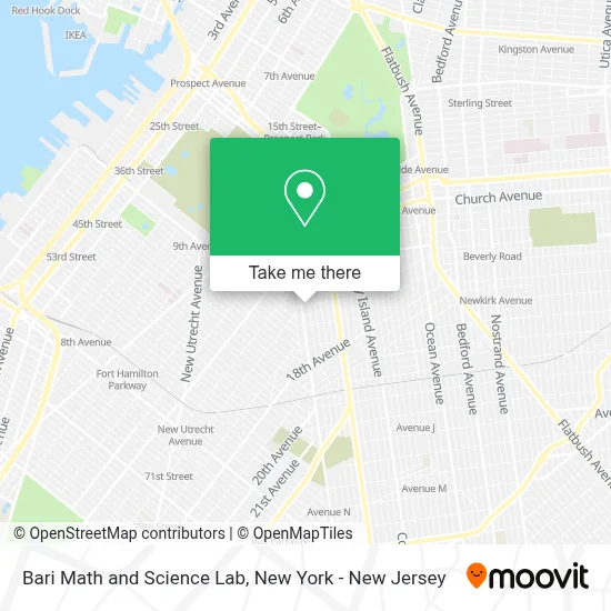 Bari Math and Science Lab map