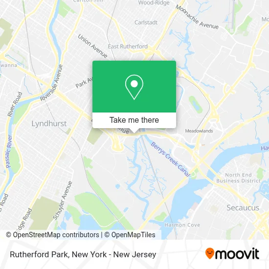 Rutherford Park map