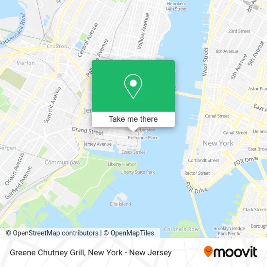 Greene Chutney Grill map