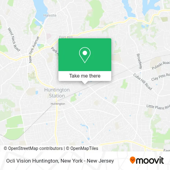 Ocli Vision Huntington map