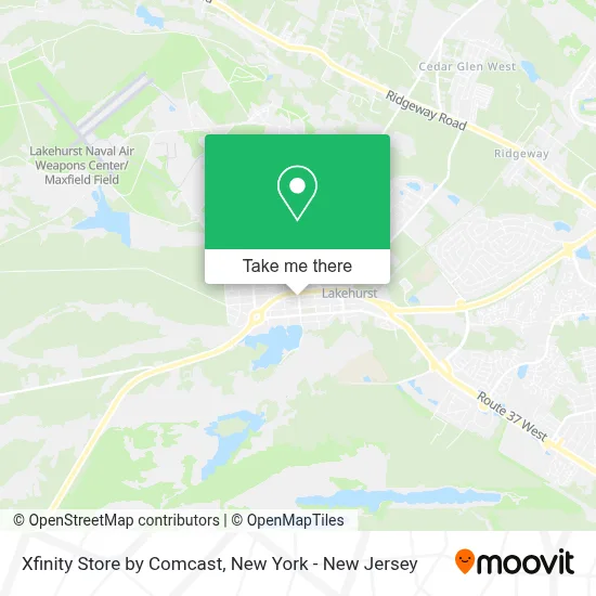 Xfinity Store by Comcast map