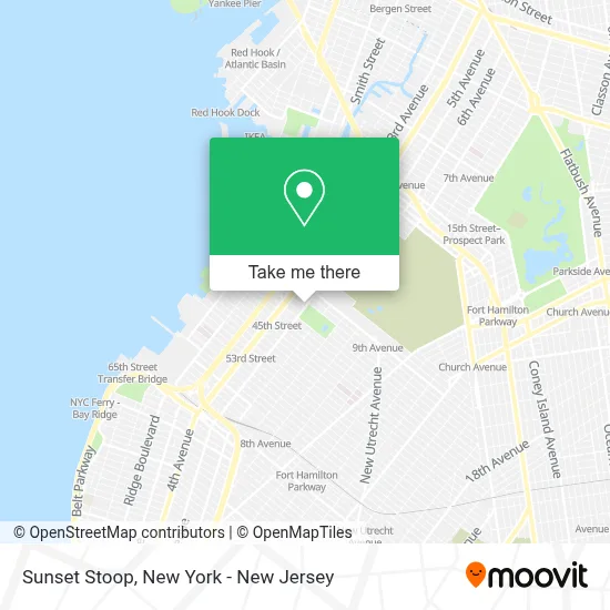 Sunset Stoop map