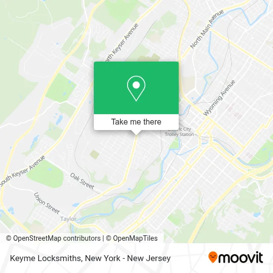 Keyme Locksmiths map