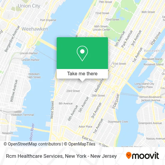 Rcm Healthcare Services map