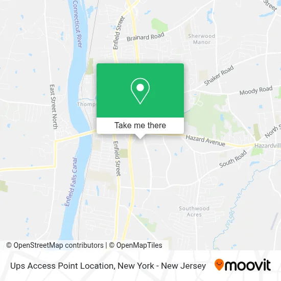 Ups Access Point Location map