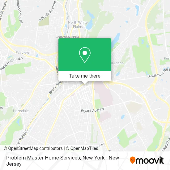 Problem Master Home Services map