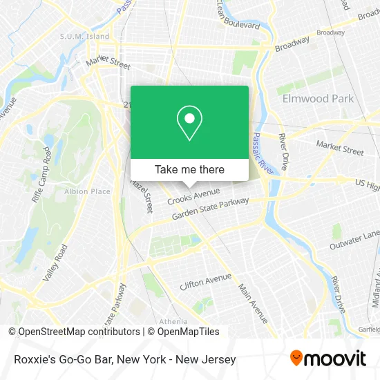 Roxxie's Go-Go Bar map