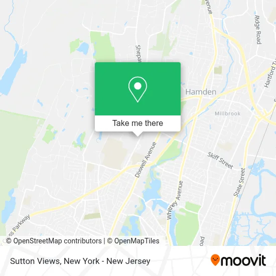 Sutton Views map