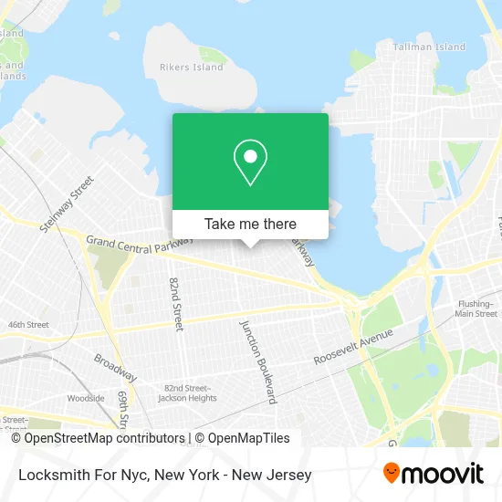 Locksmith For Nyc map