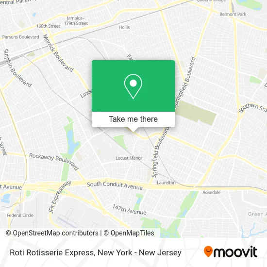 Roti Rotisserie Express map