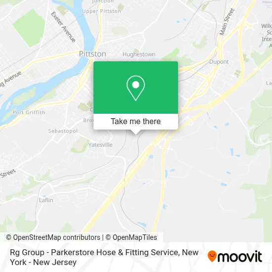 Rg Group - Parkerstore Hose & Fitting Service map