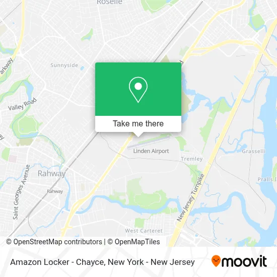 Amazon Locker - Chayce map