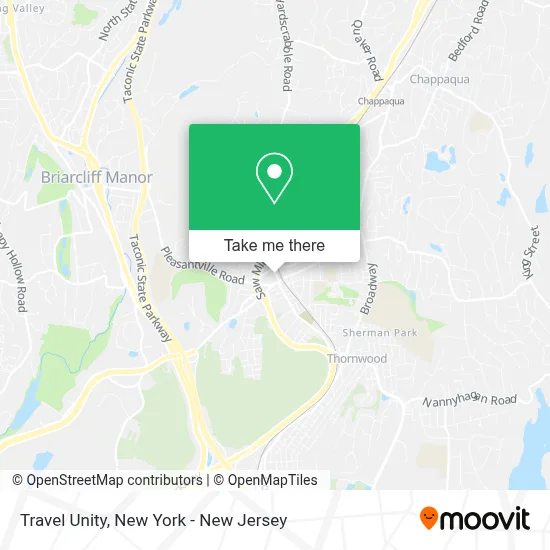 Travel Unity map
