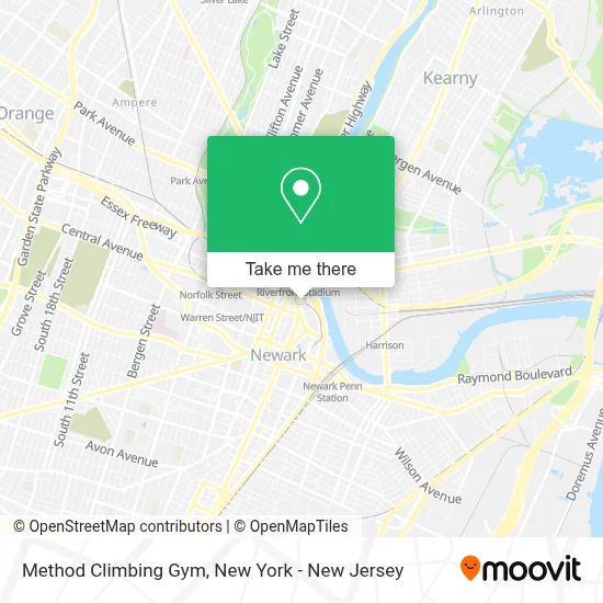 Method Climbing Gym map